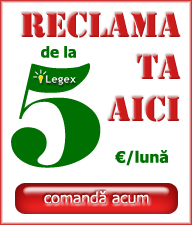 Vreau reclama pe legex.ro!
